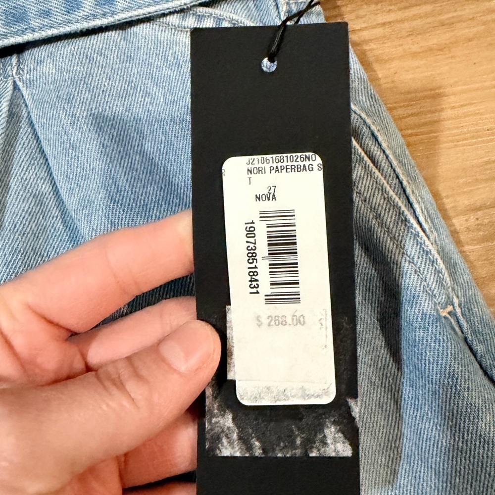 Veronica Beard Women Nori Paperbag Short Nova Size 27 NWT $268 - Picture 5 of 16